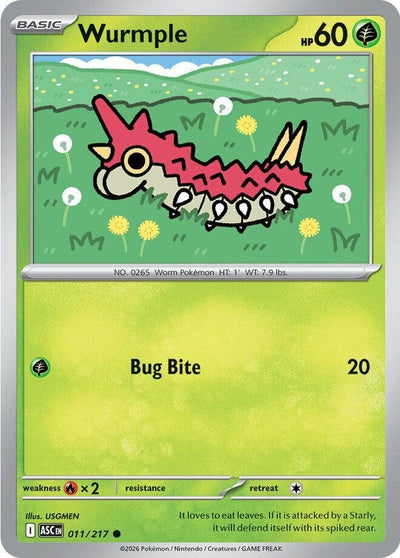 Wurmple (ME: Ascended Heroes) (011/217)
