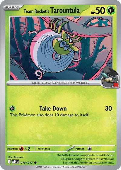 Team Rocket's Tarountula (ME: Ascended Heroes) (018/217)