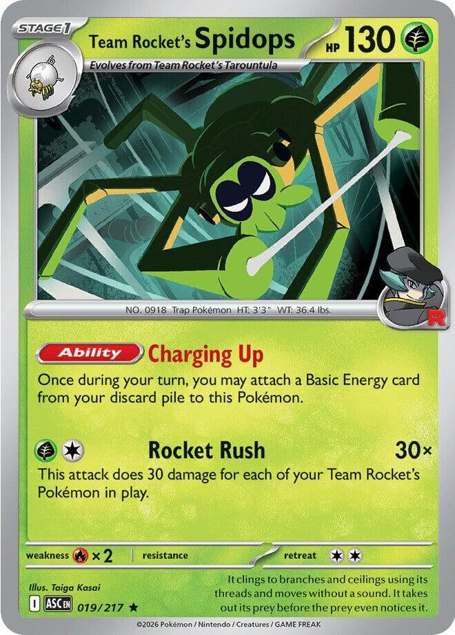 Team Rocket's Spidops (ME: Ascended Heroes) (019/217)