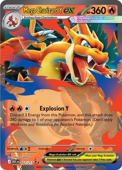 Mega Charizard Y ex (ME: Ascended Heroes) (022/217)