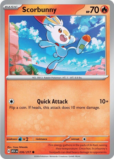 Scorbunny (ME: Ascended Heroes) (036/217)