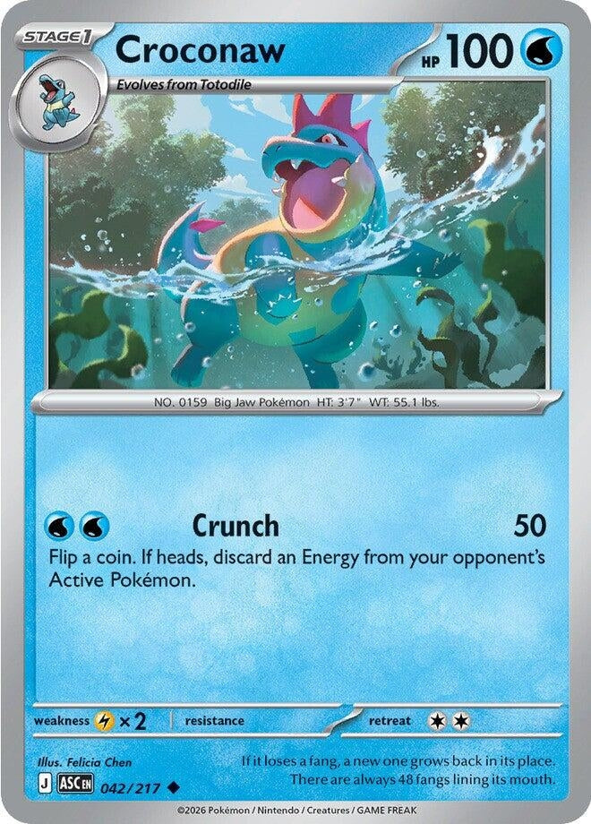 Croconaw (ME: Ascended Heroes) (042/217)