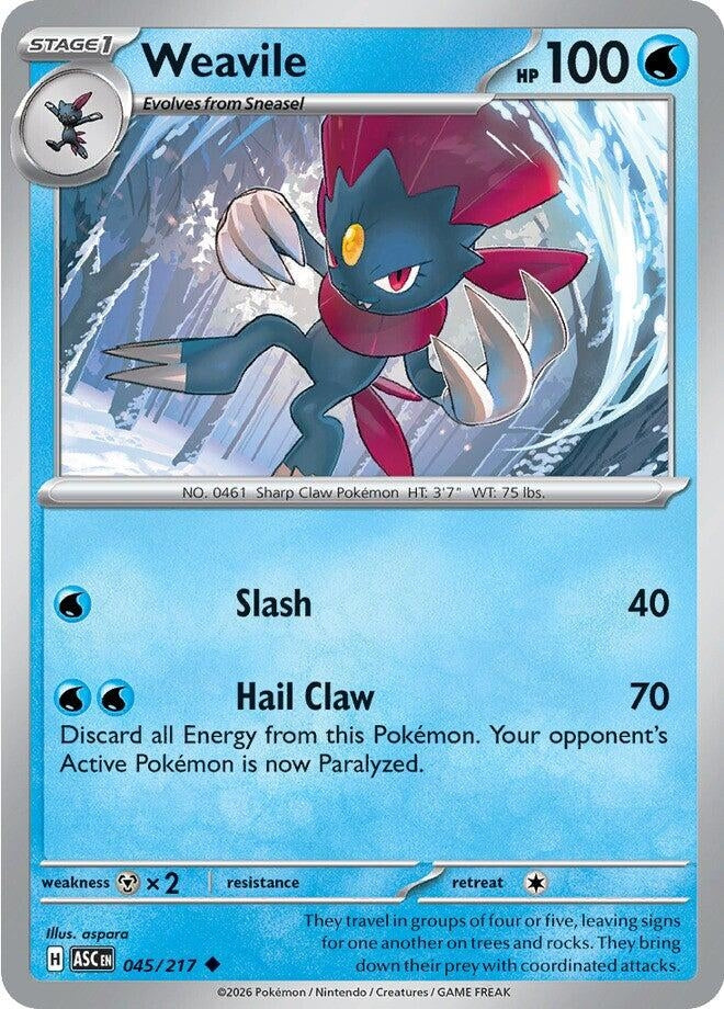 Weavile (ME: Ascended Heroes) (045/217)