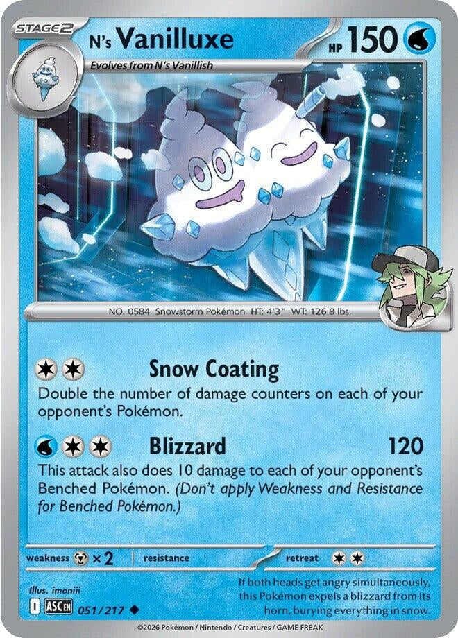 N's Vanilluxe (ME: Ascended Heroes) (051/217)
