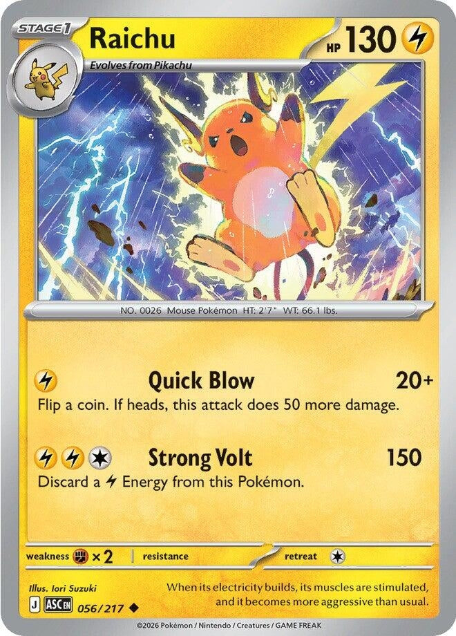 Raichu (ME: Ascended Heroes) (056/217)