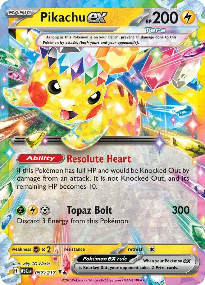 Pikachu ex (ME: Ascended Heroes) (057/217)