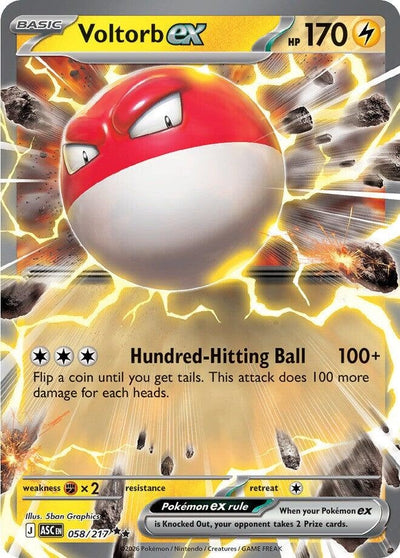 Voltorb ex (ME: Ascended Heroes) (058/217)