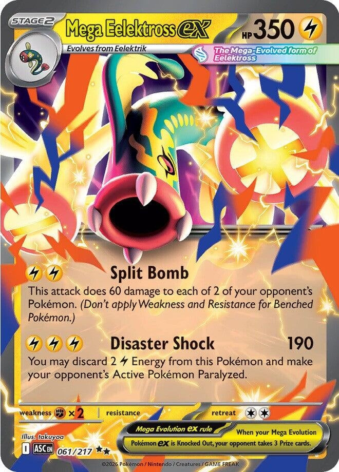 Mega Eelektross ex (ME: Ascended Heroes) (061/217)
