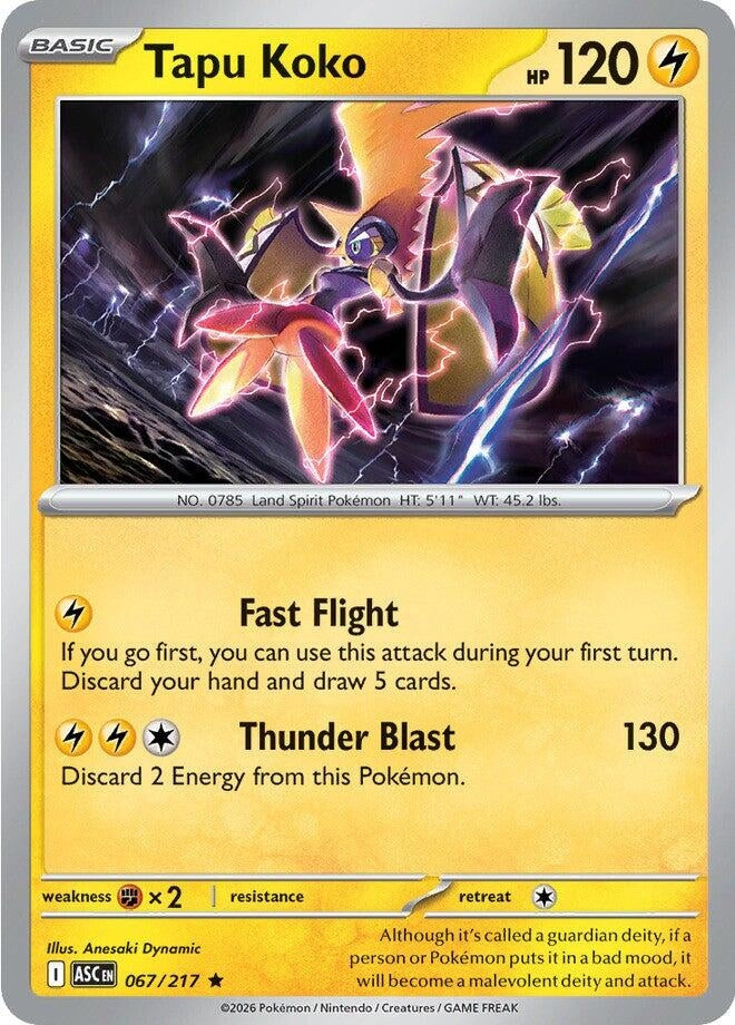 Tapu Koko (ME: Ascended Heroes) (067/217)