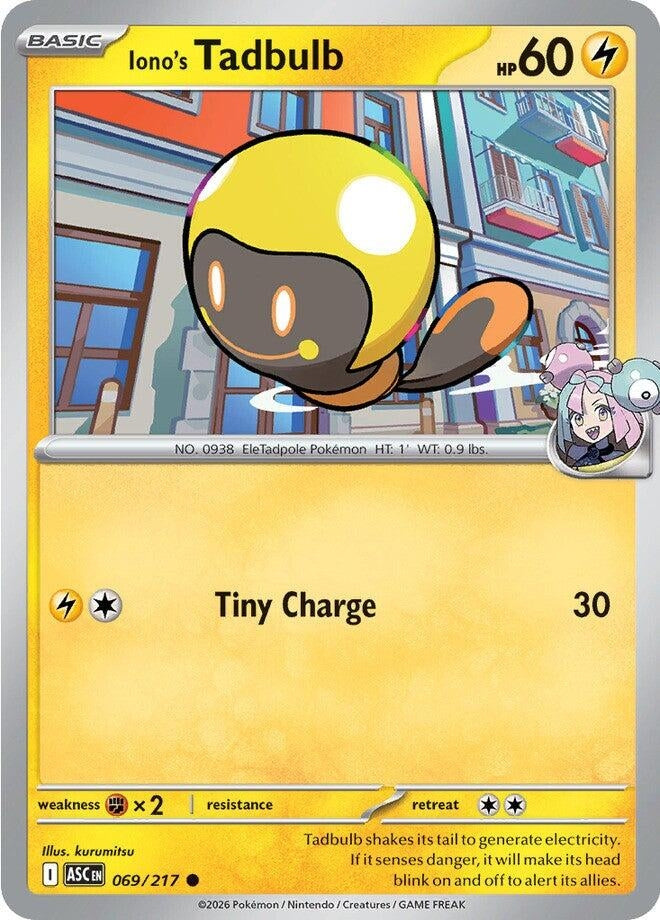 Iono's Tadbulb (ME: Ascended Heroes) (069/217)