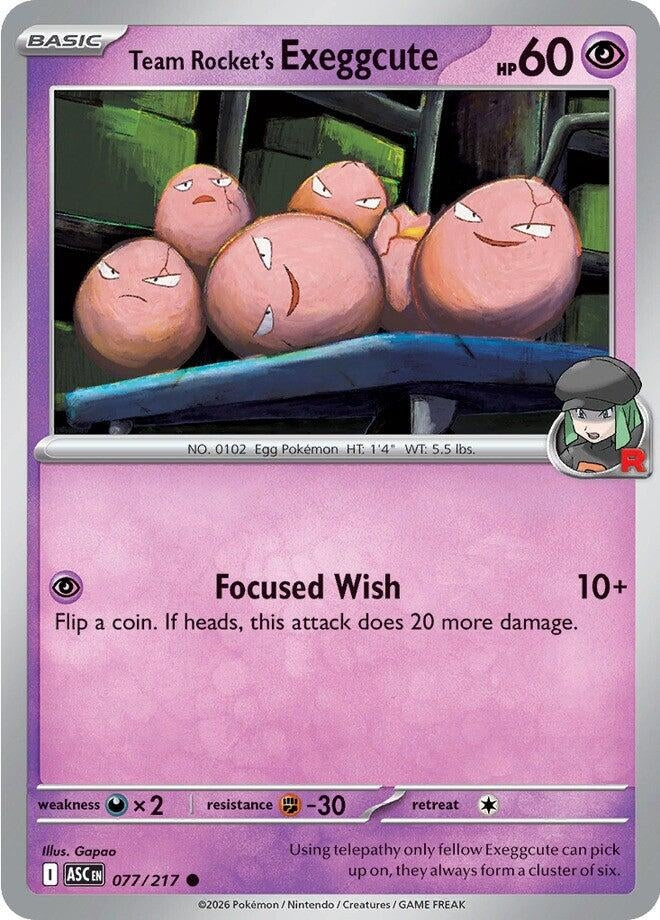 Team Rocket's  exeggcute (ME: Ascended Heroes) (077/217)