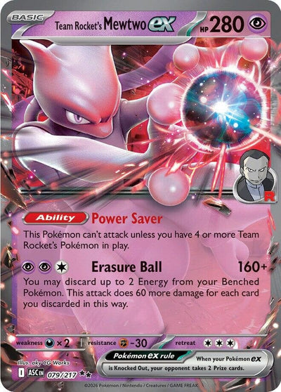 Team Rocket's Mewtwo ex (ME: Ascended Heroes) (079/217)