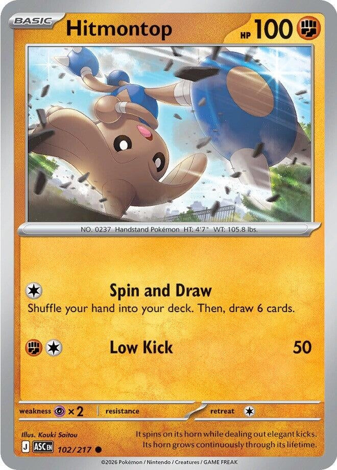 Hitmontop (ME: Ascended Heroes) (102/217)