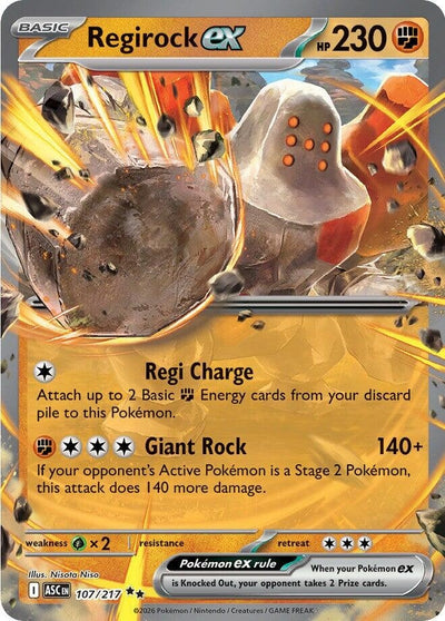 Regirock ex (ME: Ascended Heroes) (107/217)