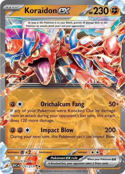 Koraidon ex (ME: Ascended Heroes) (121/217)