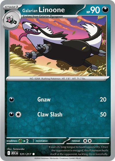 Galarian Linoone (ME: Ascended Heroes) (131/217)