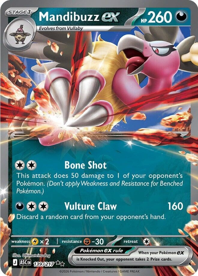 Mandibuzz ex (ME: Ascended Heroes) (139/217)