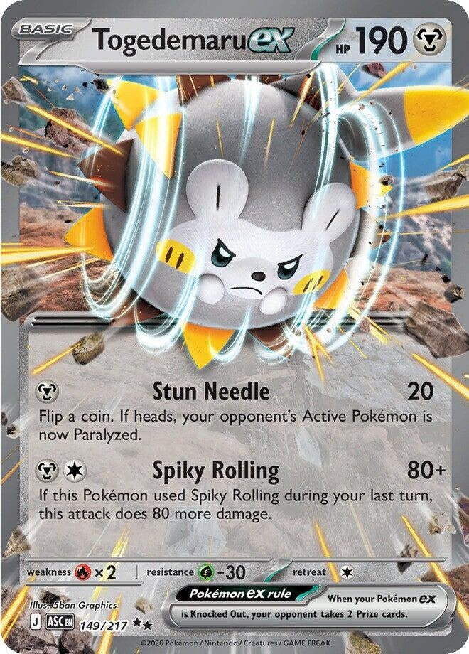 Togedemaru ex (ME: Ascended Heroes) (149/217)