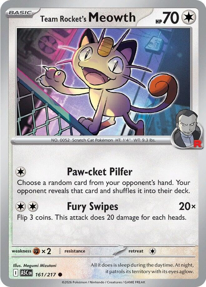 Team Rocket's Meowth (ME: Ascended Heroes) (161/217)