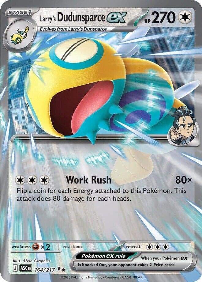 Larry's Dudunsparce ex (ME: Ascended Heroes) (164/217)