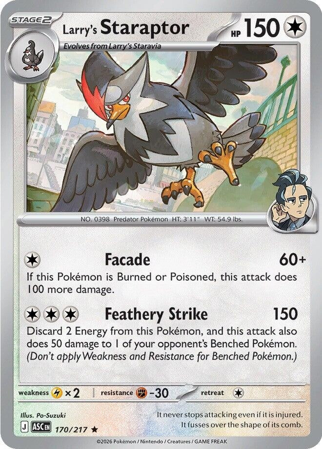 Larry's Staraptor (ME: Ascended Heroes) (170/217)