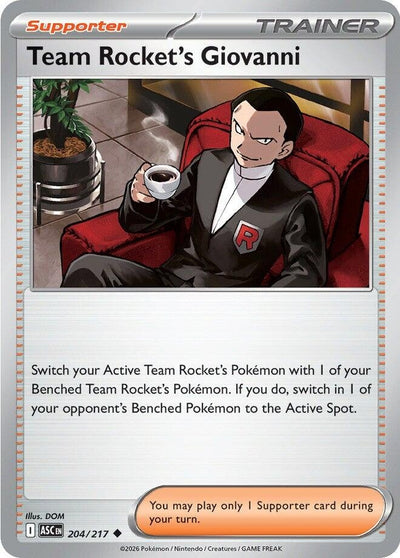 Team Rocket's Giovanni (ME: Ascended Heroes) (204/217)