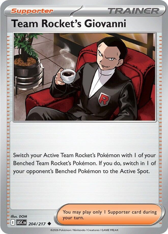 Team Rocket's Giovanni (ME: Ascended Heroes) (204/217)
