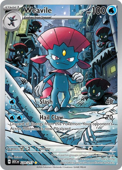 Weavile (ME: Ascended Heroes) (228/217)