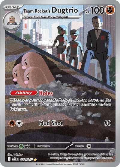 Team Rocket's Dugtrio (ME: Ascended Heroes) (239/217)
