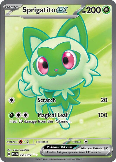 Sprigatito ex (ME: Ascended Heroes) (251/217)