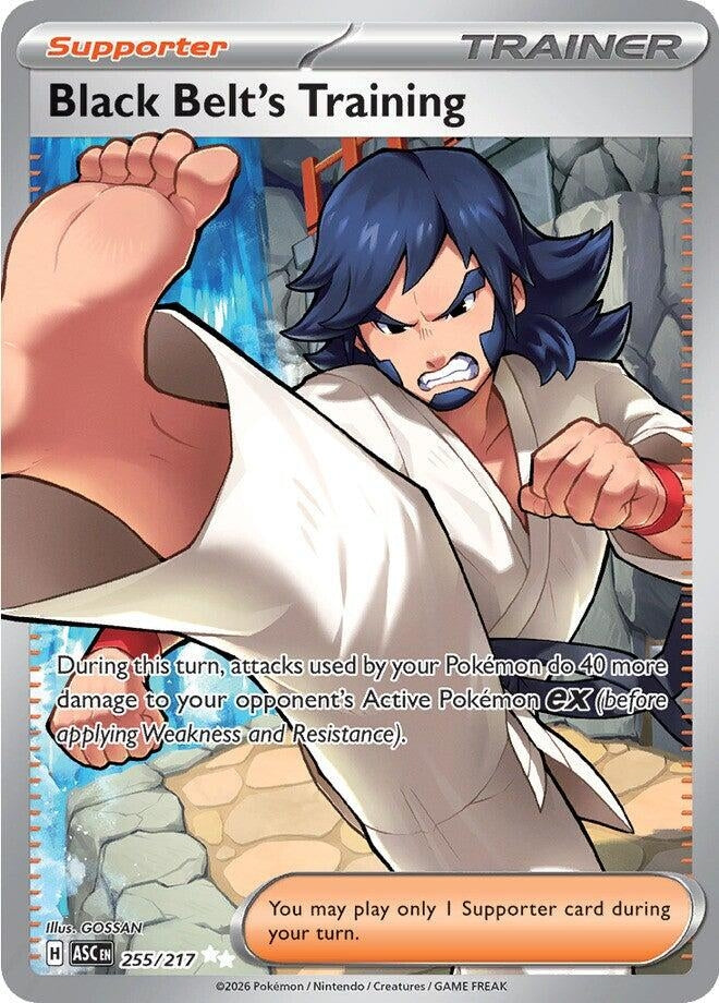 Image for Black Belt's Training (ME: Ascended Heroes) (255/217) - Pokemon