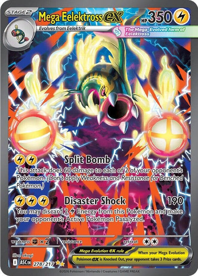 Mega Eelektross ex (ME: Ascended Heroes) (278/217)