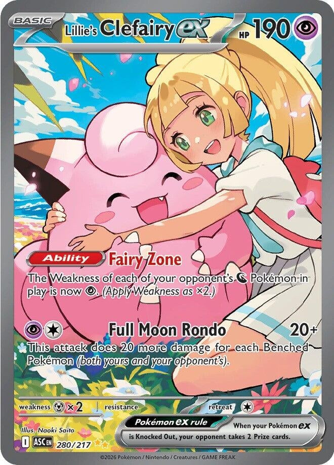 Lillie's Clefairy ex (ME: Ascended Heroes) (280/217)