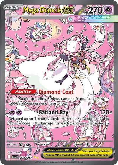 Mega Diancie ex (ME: Ascended Heroes) (282/217)