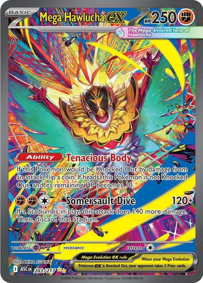 Mega Hawlucha ex (ME: Ascended Heroes) (283/217)