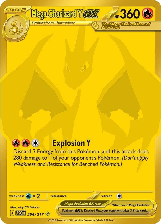 Mega Charizard Y ex (ME: Ascended Heroes) (294/217)