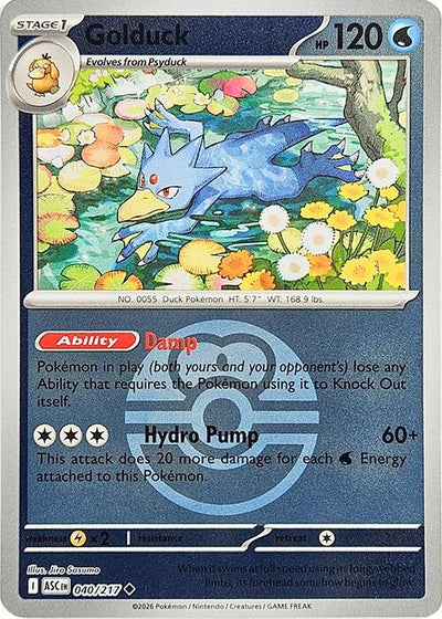 Golduck (Love Ball) (ME: Ascended Heroes) (040/217)