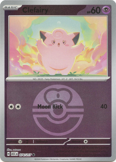 Clefairy (Love Ball) (ME: Ascended Heroes) (074/217)