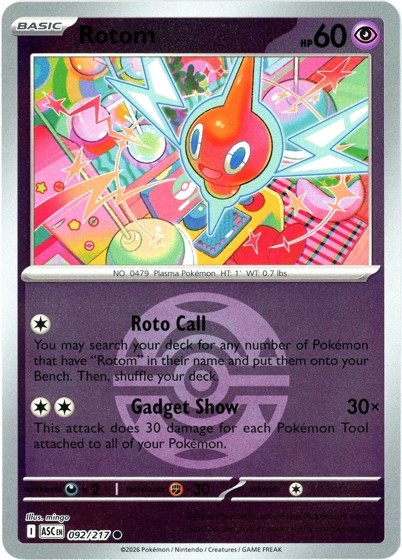 Rotom (Dusk Ball) (ME: Ascended Heroes) (092/217)