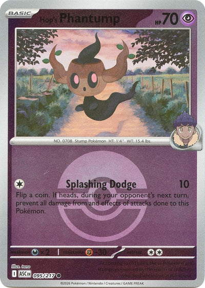 Hop's Phantump (Poke Ball) (ME: Ascended Heroes) (095/217)