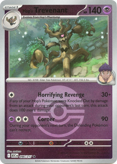 Hop's Trevenant - 096/217 (Poke Ball) (ME: Ascended Heroes) (096/217)