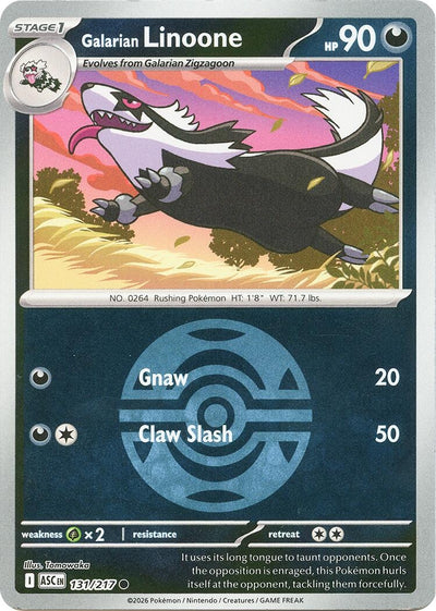 Galarian Linoone (Dusk Ball) (ME: Ascended Heroes) (131/217)