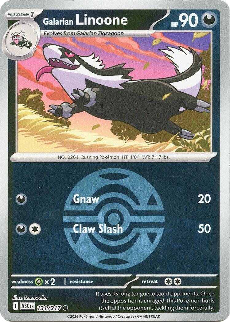 Galarian Linoone (Dusk Ball) (ME: Ascended Heroes) (131/217)