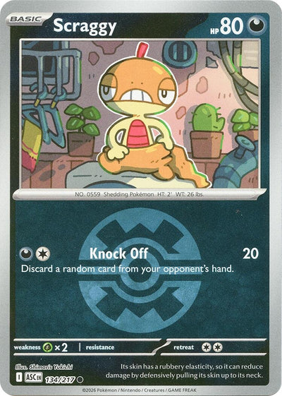 Scraggy (Quick Ball) (ME: Ascended Heroes) (134/217)