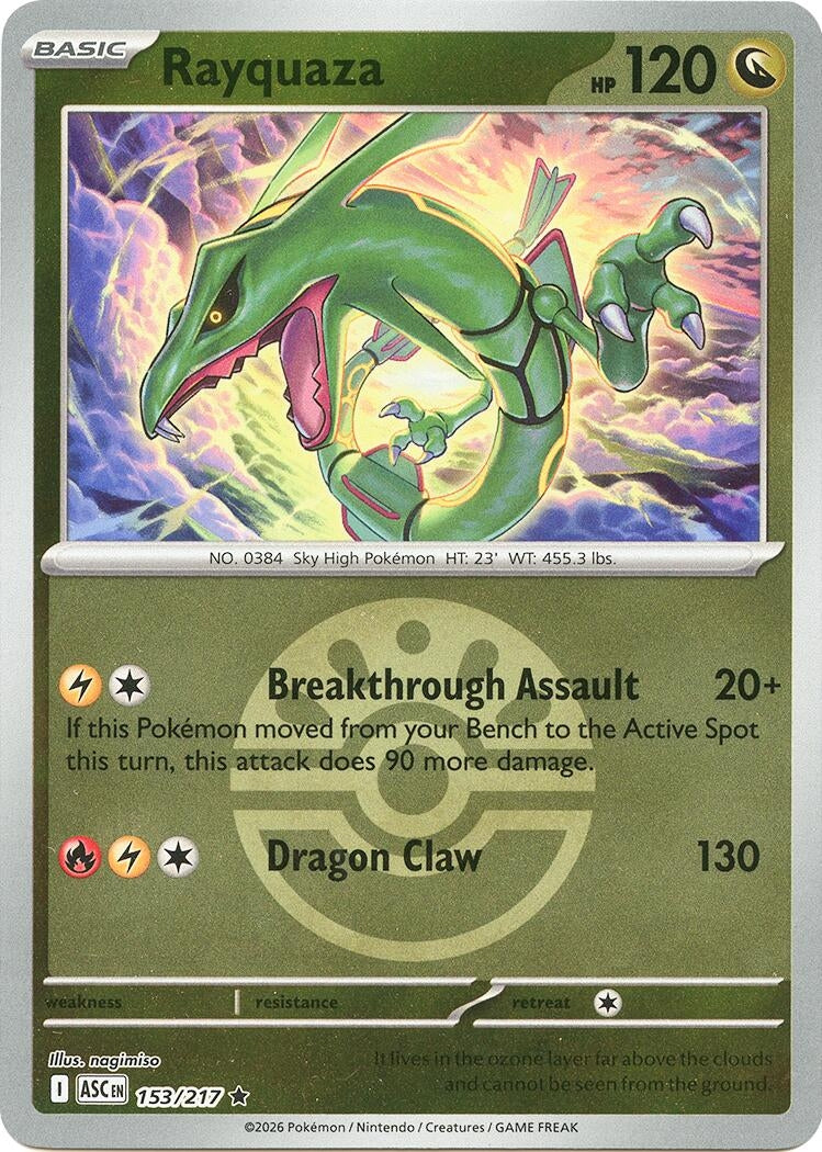 Rayquaza (Friend Ball) (ME: Ascended Heroes) (153/217)