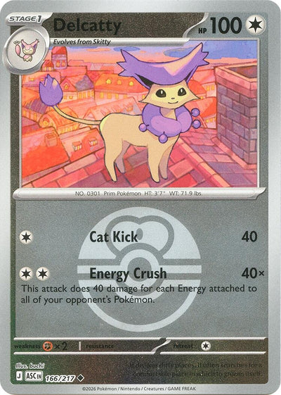 Delcatty (Love Ball) (ME: Ascended Heroes) (166/217)