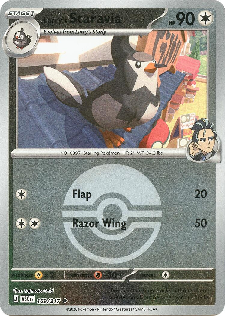 Larry's Staravia (Poke Ball) (ME: Ascended Heroes) (169/217)