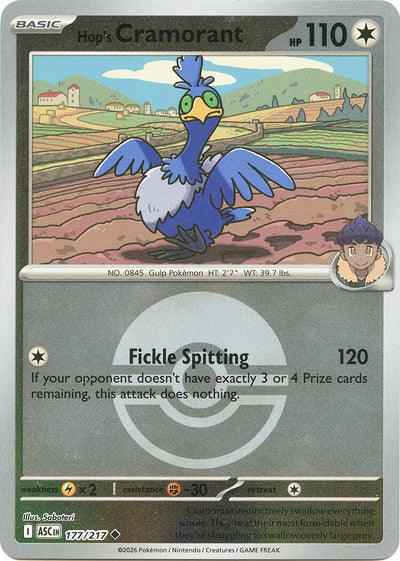 Hop's Cramorant (Poke Ball) (ME: Ascended Heroes) (177/217)
