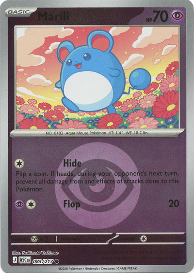 Marill - 083/217 (Energy Symbol Pattern) (ME: Ascended Heroes) (083/217)
