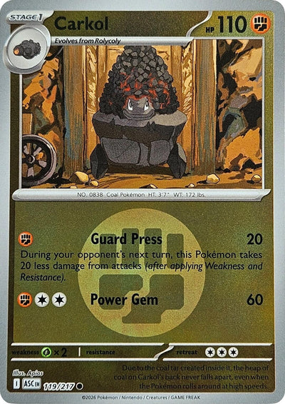 Carkol (Energy Symbol Pattern) (ME: Ascended Heroes) (119/217)